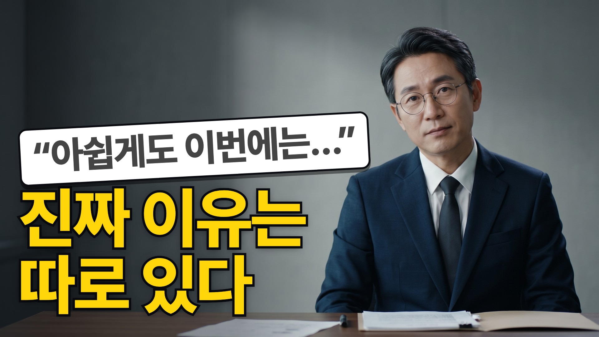 D · 불합격 메일의 진짜 이유